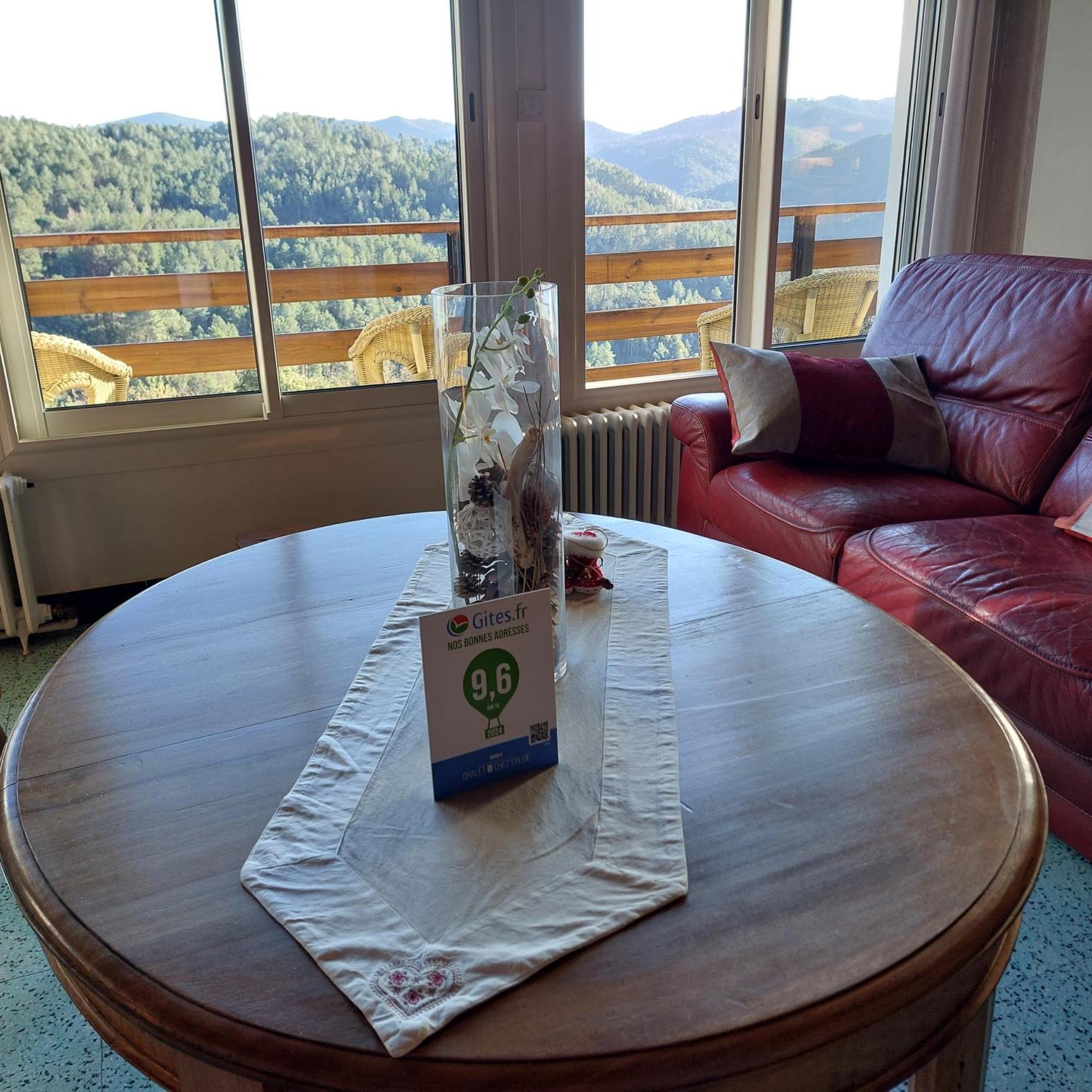 Chalet 14 Pers Avec Vue Panoramique Et Piscine Chauffee Genolhac 외부 사진